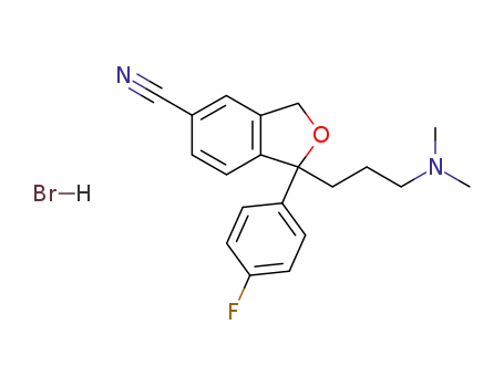 Molecular Structure of 59729-32-7 (Citalopram hydrobromide)