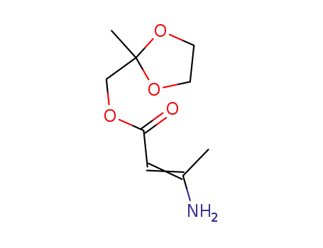 3-amino-2-crotonic acid 2,2-ethylenedioxy propyl ester