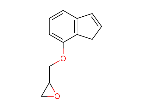 Molecular Structure of 30190-85-3 (Oxirane, [(1H-inden-7-yloxy)methyl]-)