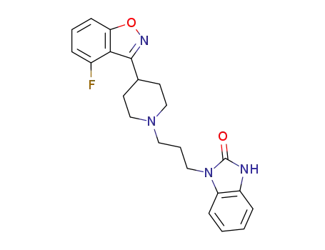 4-fluoro-3-<1-<3-(1,3-dihydro-2-oxo-2H-benzimidazol-1-yl)propyl>-4-piperidinyl>-1,2-benzisoxazole