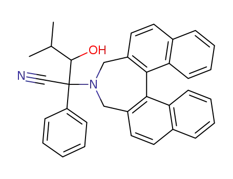 2-(3,5-Dihydro-4-aza-cyclohepta[2,1-a;3,4-a']dinaphthalen-4-yl)-3-hydroxy-4-methyl-2-phenyl-pentanenitrile