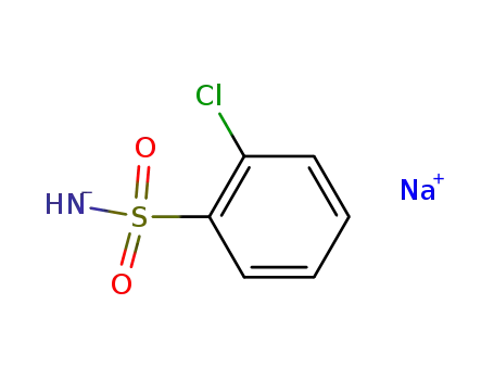 Molecular Structure of 97135-93-8 (Benzenesulfonamide, 2-chloro-, monosodium salt)