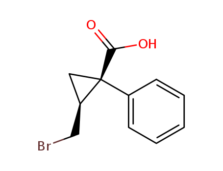 (Z)-1-phenyl-2-(bromomethyl)cyclopropanecarboxylic acid