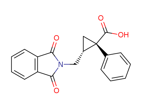 (Z)-1-Phenyl-2-(phthalimidomethyl)cyclopropanecarboxylic acid