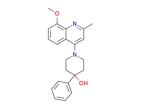 1-(8-Methoxy-2-methyl-quinolin-4-yl)-4-phenyl-piperidin-4-ol