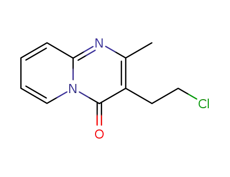 Molecular Structure of 41078-70-0 (3-(2-Chloroethyl)-2-methylpyrido[1,2-a]pyrimidin-4-one)