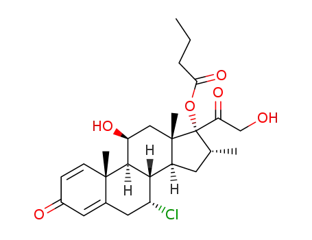 7α-chloro-16α-methylprednisolone 17-butyrate