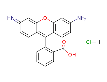Molecular Structure of 13558-31-1 (RHODAMINE 110)