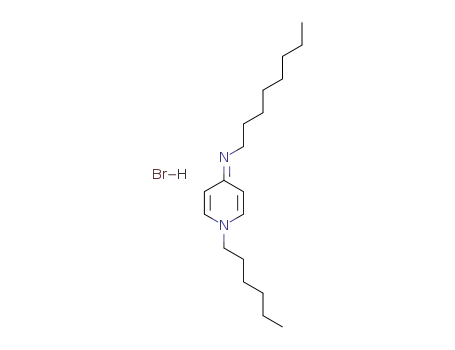 Molecular Structure of 103923-38-2 (1-Octanamine, N-(1-hexyl-4(1H)-pyridinylidene)-, monohydrobromide)