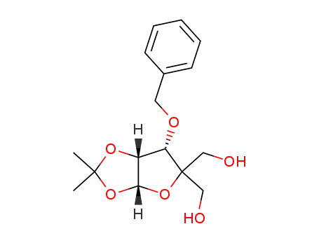 Molecular Structure of 63593-03-3 (3-O-BENZYL-4-(HYDROXYMETHYL-1,2-O-ISOPROPYLIDENE)-ALPHA-D-ERYTHROPENTOFURANOSE)