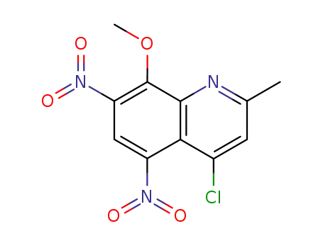 2-methyl-4-chloro-5,7-dinitro-8-methoxy quinoline