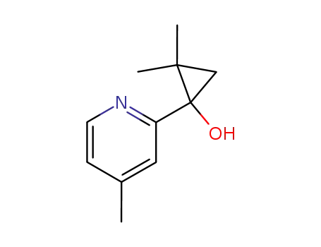 2,2-Dimethyl-1-(4-methyl-pyridin-2-yl)-cyclopropanol