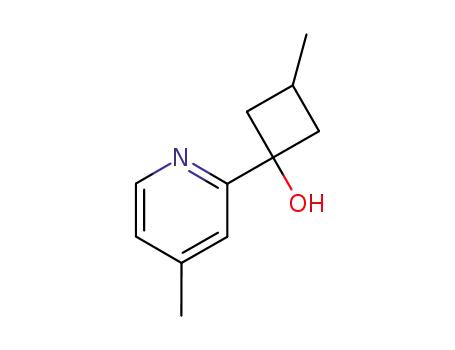 cis-3-Methyl-1-<2-(4-methylpyridyl)>-1-cyclobutanol