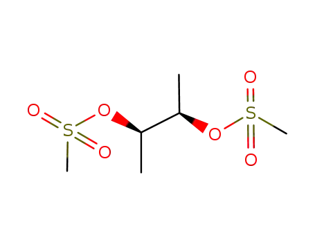 Molecular Structure of 81495-76-3 ((2R,3R)-BUTANEDIOL BIS(METHANESULFONATE), 97%)