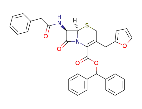 (6R,7R)-3-Furan-2-ylmethyl-8-oxo-7-phenylacetylamino-5-thia-1-aza-bicyclo[4.2.0]oct-2-ene-2-carboxylic acid benzhydryl ester
