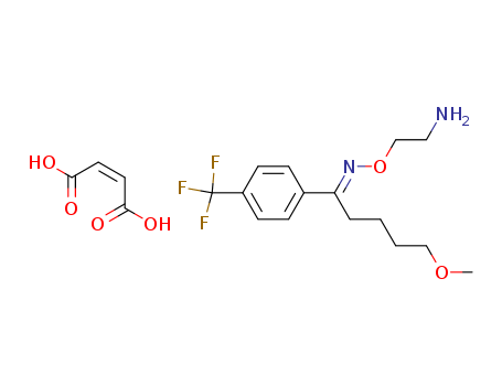 1-Pentanone, 5-methoxy-1-[4-(trifluoromethyl)phenyl]-, O-(2-aminoethyl)oxime, (1E)-, (2Z)-2-butenedioate (1:1)(61718-82-9)