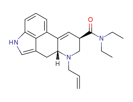 65527-61-9,AL-LAD,6-Allyl-6-nor-lysergic acid diethylamide;6-Allyl-6-nor-lysergic acid diethylamide;N6-Allyl-norlysergic acid diethylamide;6-allyl-9,10-didehydro-ergoline-8-carboxylic acid diethylamide;N-AllylnorLSD;
