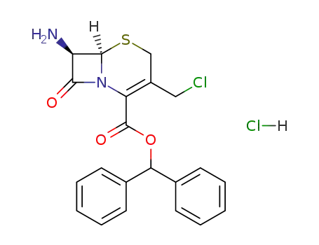(6R,7R)-7-amino-3-(chloromethyl)-8-oxo-5-thia-1-azabicyclo[4.2.0]oct-2-ene-2-carboxyli acid diphenylmethyl ester hydrochloride