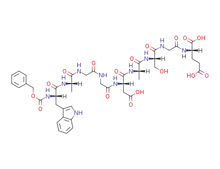 benzyloxycarbonyltryptophanyl-alanyl-glycyl-glycyl-aspartyl-alanyl-seryl-glycyl-glutamic acid