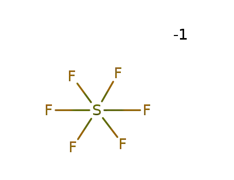 sulfur hexafluoride anion