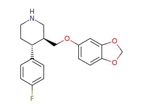 Molecular Structure of 61869-08-7 (Paroxetine)