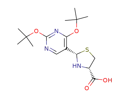 (2S,4S)-2-(2,4-Di-tert-butoxy-pyrimidin-5-yl)-thiazolidine-4-carboxylic acid