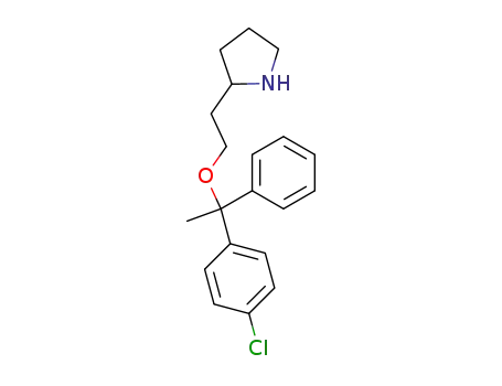 2-{2-[1-(4-Chloro-phenyl)-1-phenyl-ethoxy]-ethyl}-pyrrolidine
