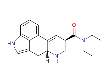 Molecular Structure of 35779-43-2 (6-NORLYSERGIC ACID DIETHYLAMIDE)