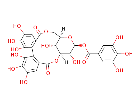 (6,7,8,11,12,13,22,23-Octahydroxy-3,16-dioxo-2,17,20-trioxatetracyclo[17.3.1.04,9.010,15]tricosa-4,6,8,10,12,14-hexaen-21-yl) 3,4,5-trihydroxybenzoate