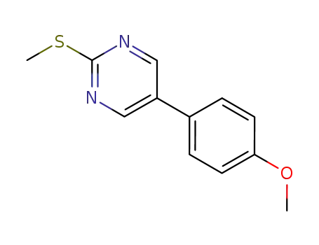 2-Methylthio-5-(p-methoxyphenyl)pyrimidine