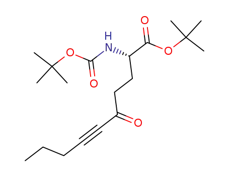 (S)-2-tert-butoxycarbonylamino-5-oxodeca-6-ynoic acid tert-butyl ester