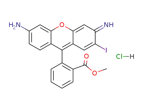 2-(6-Amino-3-imino-2-iodo-3H-xanthen-9-yl)-benzoic acid methyl ester; hydrochloride