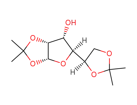 Molecular Structure of 2595-05-3 (1,2:5,6-Di-O-isopropylidene-Alpha-D-Allofuranose)