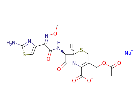 Molecular Structure of 64485-93-4 (Cefotaxime sodium)
