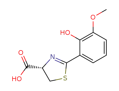(S)-2-(2-Hydroxy-3-methoxy-phenyl)-4,5-dihydro-thiazole-4-carboxylic acid