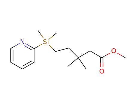 dimethyl(4-methoxycarbonyl-3,3-dimethylpentyl)(2-pyridyl)silane