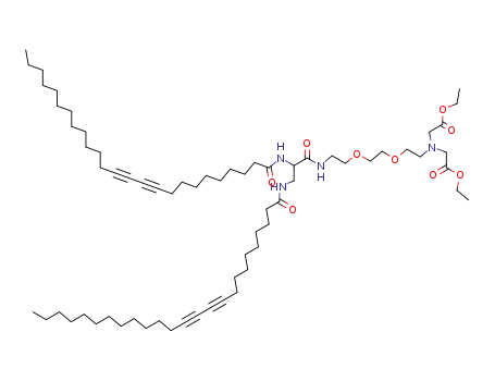 [(2-{2-[2-(2,3-bis-pentacosa-10,12-diynoylamino-propionylamino)-ethoxy]-ethoxy}-ethyl)-ethoxycarbonylmethyl-amino]-acetic acid ethyl ester
