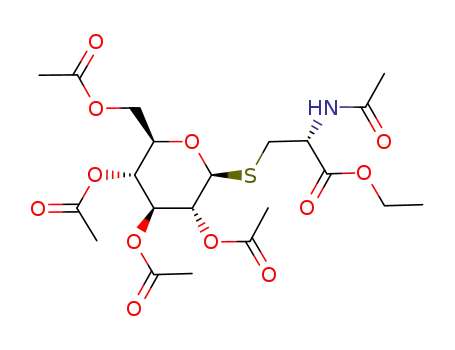 N-acetyl-3-(2,3,4,6-tetra-O-acetyl-β-D-glucopyranosyl)-L-cysteine ethyl ester