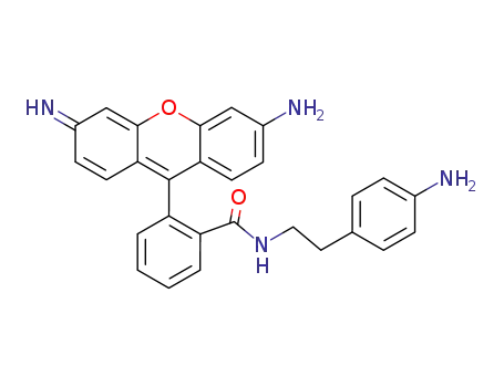 2-(6-amino-3-imino-3H-xanthen-9-yl)-N-[2-(4-amino-phenyl)-ethyl]-benzamide