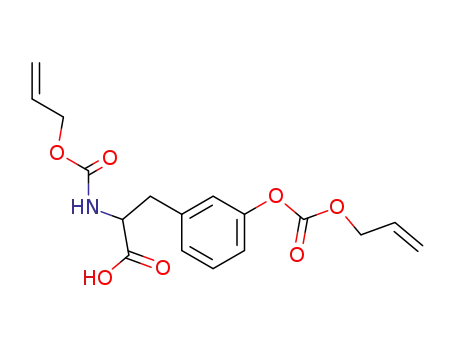 2-allyloxycarbonylamino-3-(3-allyloxycarbonyloxy-phenyl)-propionic acid