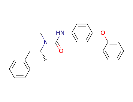 1-Methyl-1-((R)-1-methyl-2-phenyl-ethyl)-3-(4-phenoxy-phenyl)-urea