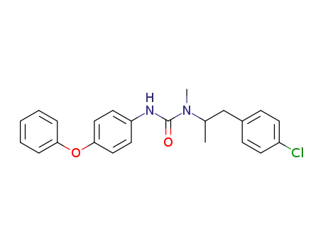 1-[2-(4-chloro-phenyl)-1-methyl-ethyl]-1-methyl-3-(4-phenoxy-phenyl)-urea