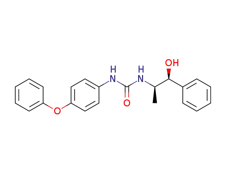 1-((1R,2S)-2-Hydroxy-1-methyl-2-phenyl-ethyl)-3-(4-phenoxy-phenyl)-urea