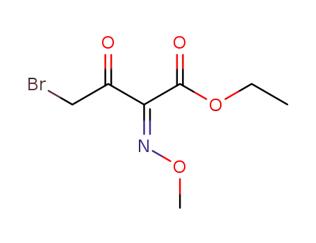 Molecular Structure of 65872-39-1 (Butanoic acid, 4-bromo-2-(methoxyimino)-3-oxo-, ethyl ester, (Z)-)