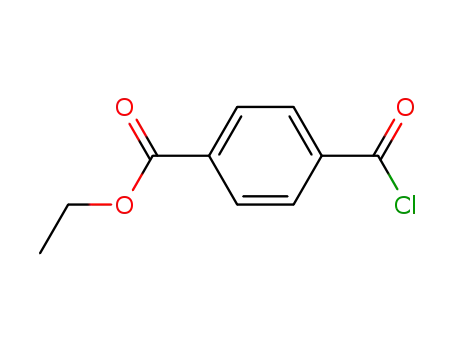 Molecular Structure of 27111-45-1 (Benzoic acid, 4-(chlorocarbonyl)-, ethyl ester)