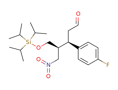 (3R,4S)-3-(4-Fluoro-phenyl)-4-nitromethyl-5-triisopropylsilanyloxy-pentanal