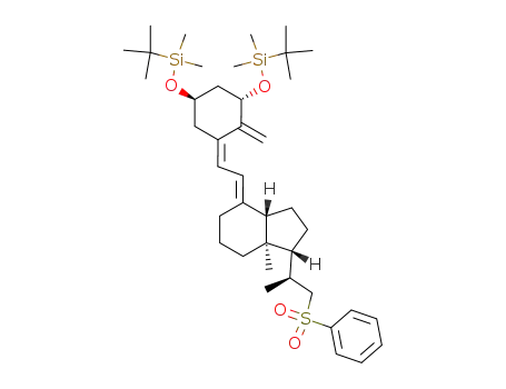 (5Z,7E)-(1S,3R)-1,3-bis[(t-butyldimethyl-silyl)oxy]-24-phenylsulfonyl-22,23-dinor-9,10-secochola-5,7,10(19)-triene