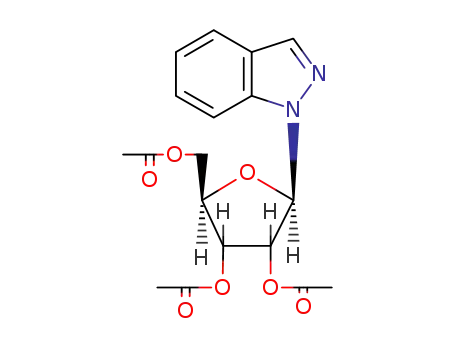 1-(2',3',5'-tri-O-acetyl-β-D-ribofuranosyl)indazole