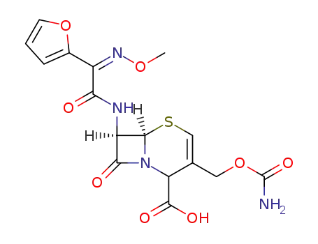 (6R,7R)-7-[(Z)-2-(2-furyl)-2-methoxyiminoacetamido]-3-carbamoyloxymethyl-2-cephem-4-carboxylic acid