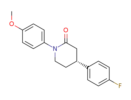 (4R)-4-(4-fluorophenyl)-1-(4-methoxyphenyl)-piperidin-2-one